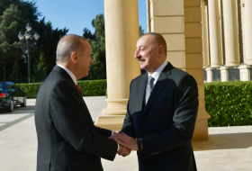  Azerbaijani, Turkish presidents meet in Baku