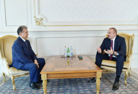   President Ilham Aliyev presents 