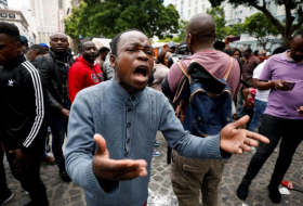  Refugees and police clash at Cape Town protest against xenophobia-  NO COMMENT  