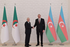   President Ilham Aliyev meets President of Algeria Abdelkader Bensalah  