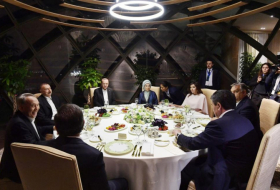  Azerbaijan's president, first lady have joint dinner with heads of state at 7th Summit of Turkic Council  