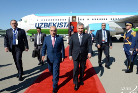 Uzbekistan's president arrives in Azerbaijan - UPDATED