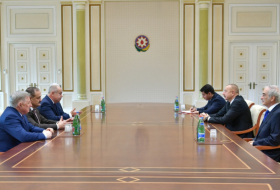  President Ilham Aliyev receives Russian officials 