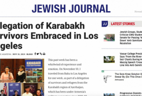   Jewish Journal: Delegation of Karabakh Survivors Embraced in Los Angeles  