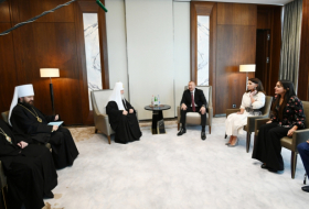   President Ilham Aliyev met with Patriarch Kirill of Moscow and All Russia  