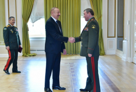  President Ilham Aliyev received delegation led by Chief of General Staff of Russian Armed Forces