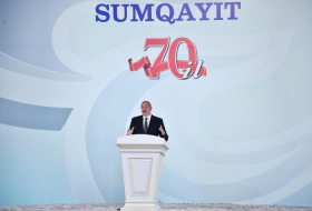  President Ilham Aliyev attends event marking 70th anniversary of Sumgayit - UPDATED