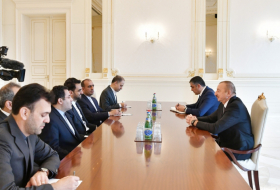  President Ilham Aliyev receives Iran's ICT minister 