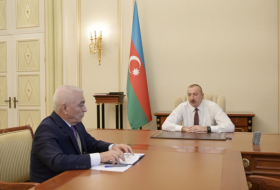   President Ilham Aliyev received head of Azerenerji OJSC  