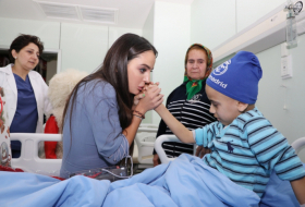  Leyla Aliyeva visits Children's Clinic of National Oncology Center - PHOTOS