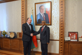   Azerbaijani FM receives outgoing Sudanese ambassador  