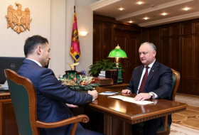  Moldovan President Igor Dodon received Azerbaijani Ambassador 