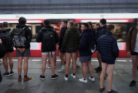  Europeans drop their trousers on public transport for annual event-  NO COMMENT  