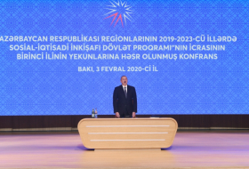  President Ilham Aliyev attends conference in Baku - UPDATED