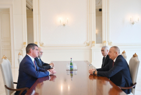Azerbaijani President receives Stadler Rail's Peter Spuhler
