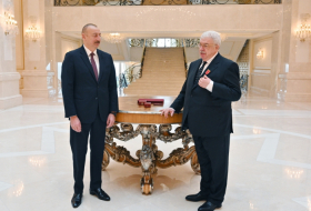  President Ilham Aliyev presents 