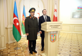  Azerbaijani, Georgian defense ministers meet in Baku -  PHOTO  