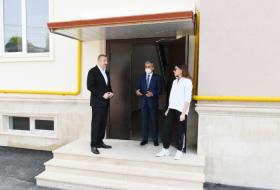   President Ilham Aliyev viewed conditions created at multi-apartment buildings constructed in Shamakhi  