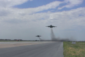  Azerbaijan Air Force aircraft conducts live-fire flight-tactical exercises - VIDEO 