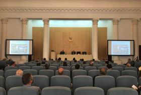  Officials of Azerbaijan MoD and MFA hold joint briefing in Baku 