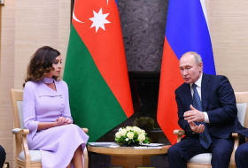  Russia’s Putin congratulates Azerbaijani First VP Mehriban Aliyeva 