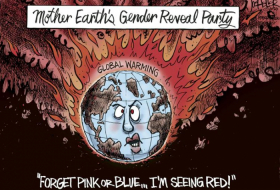   Gender reveal of Mother Earth -   CARTOON    
