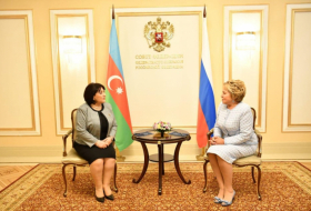 Speaker of Azerbaijani parliament meets Russia's Valentina Matviyenko 