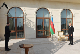  President Ilham Aliyev receives credentials of incoming Swedish ambassador 