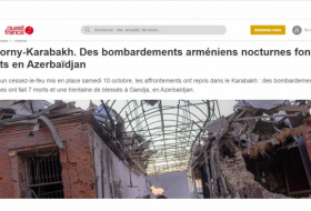  French media writes on Armenia's missile attack on Ganja 