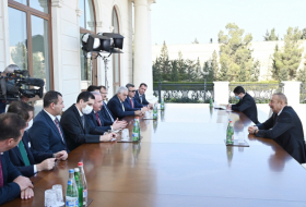 President Ilham Aliyev receives Turkish parliament speaker - UPDATED|VIDEO
