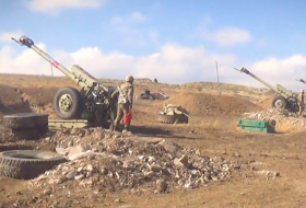   Azerbaijani Army' s artillery units continue to inflict crushing blows on Armenian side -   VIDEO    