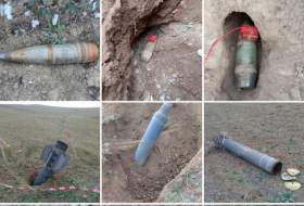   Shell remnants found by ANAMA in frontline areas   