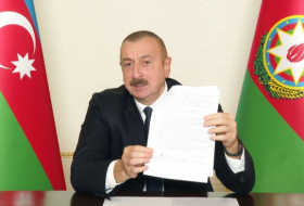   This statement allows us opportunity to return our other occupied regions without bloodshed - Ilham Aliyev  