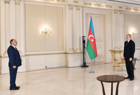  President Ilham Aliyev receives credentials of incoming Afghan ambassador - UPDATED