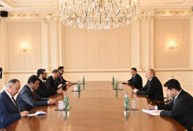 President Ilham Aliyev receives Afghan officials - UPDATED