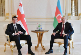 President Ilham Aliyev congratulates Georgia's PM
