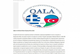 Greek media outlets higlight Azerbaijani realities