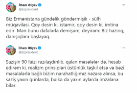  Foregone conclusion: Azerbaijani president’s latest tweets –   ANALYSIS    