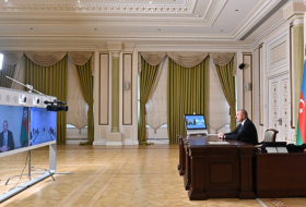   President Ilham Aliyev meets in video format with speaker of Montenegrin Parliament   