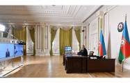  President Ilham Aliyev holds online meeting with Iranian minister - UPDATED