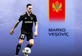 FC Qarabag defender Marko Vešović gets Montenegro call-up