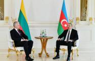  Azerbaijani, Lithuanian presidents hold meeting 