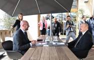  Azerbaijani President holds one-on-one meeting with EU's Charles Michel - PHOTOS