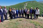   Azerbaijani, Turkish and Georgian MPs visit Shusha's Jidir plain  
 