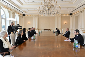   President Ilham Aliyev received delegation led by President of Estonia’s Parliament  