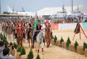 Karabakh horses represent Azerbaijan at Ethnosport Culture Festival 