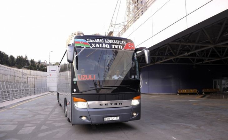   First passenger bus leaves Baku for Fuzuli  