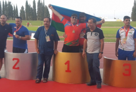 Azerbaijani Paralympic athlete wins gold at tournament in Tunisia 