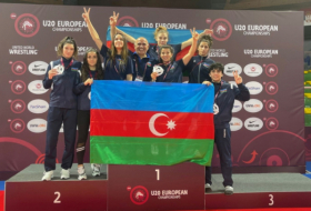 Azerbaijani female wrestlers bag four medals at European Championships