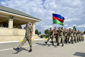Military Oath taking ceremonies for young soldiers were held in Azerbaijan Army